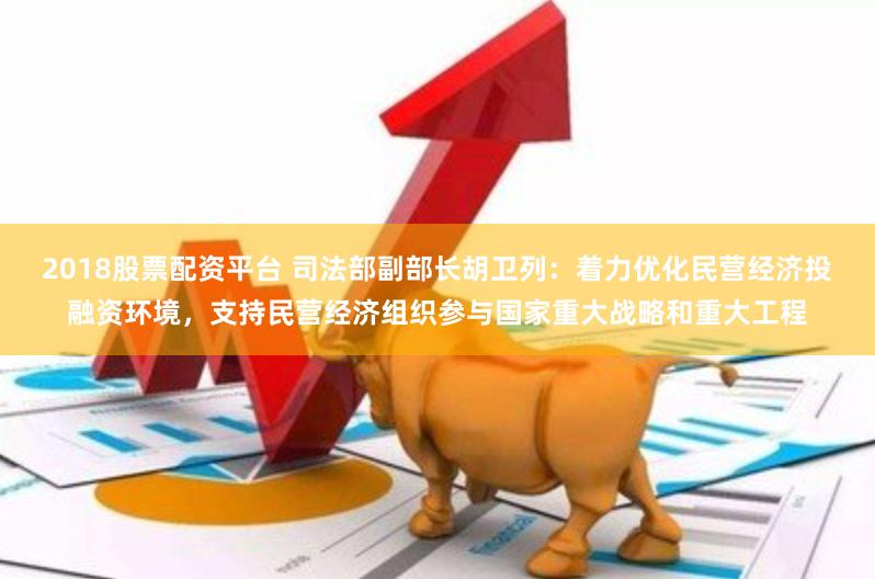 2018股票配资平台 司法部副部长胡卫列：着力优化民营经济投融资环境，支持民营经济组织参与国家重大战略和重大工程