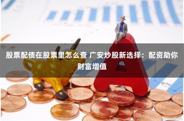股票配债在股票里怎么查 广安炒股新选择：配资助你财富增值